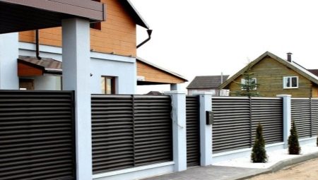 Все о горизонтальном заборе из профлиста