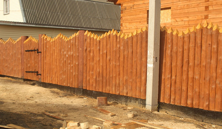 Пример забора