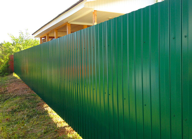 Забор из профлиста