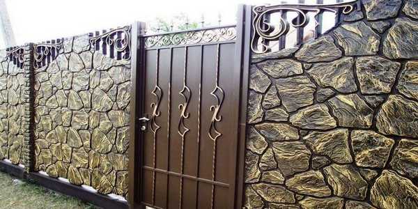 Форма бетонного ограждения